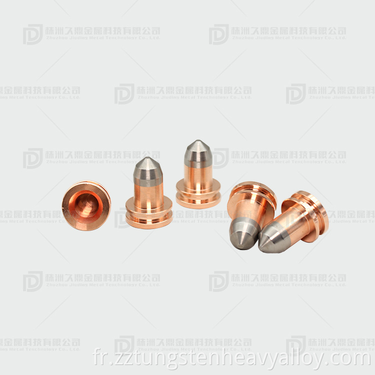 Tungsten electrode for electrical conductivity